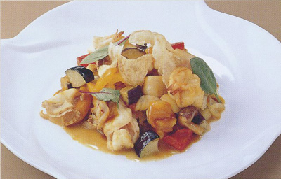 【海鮮カレー炒め】